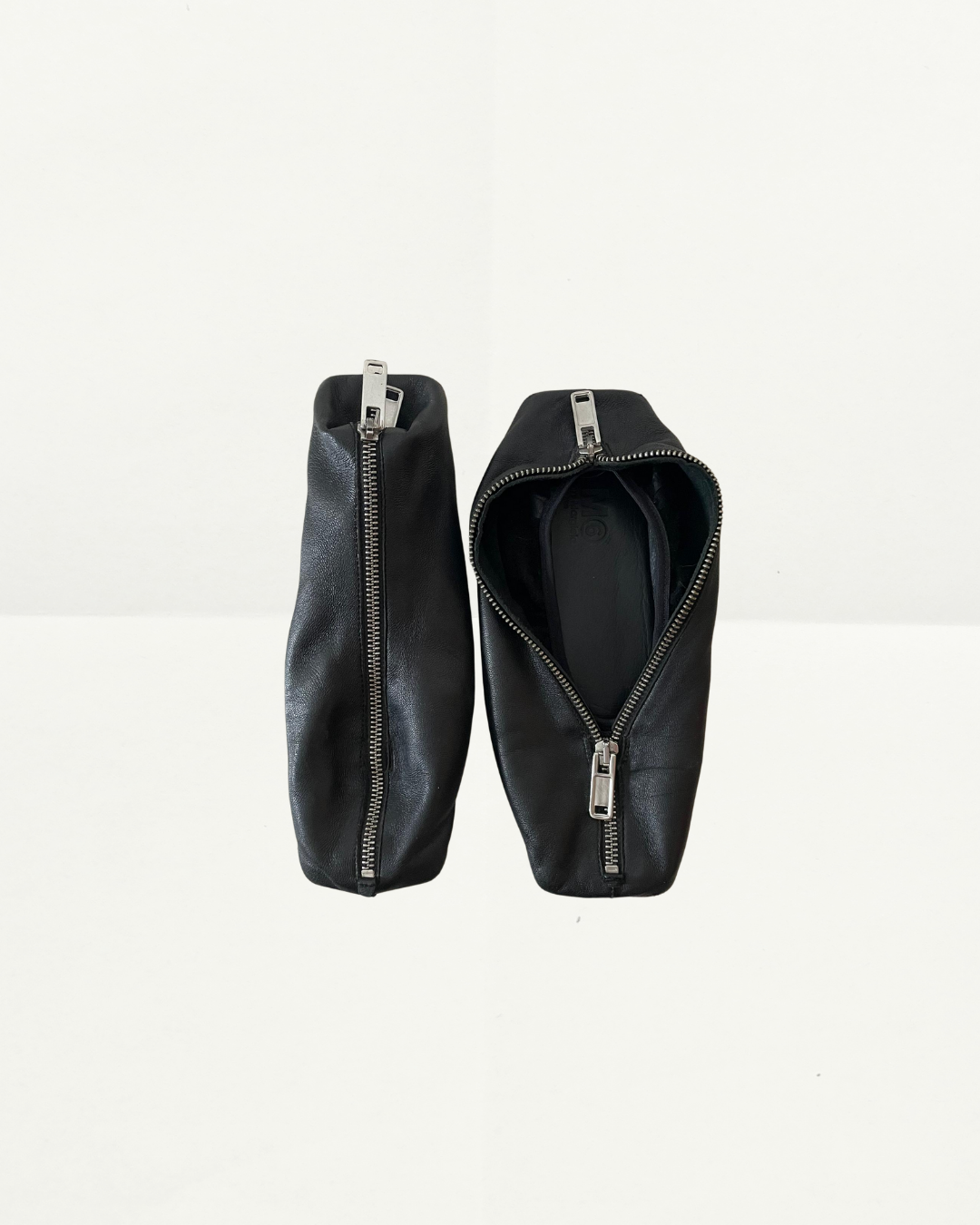 Margiela Prefall 2021 Pencil Case Square Toe Ballerina Flats