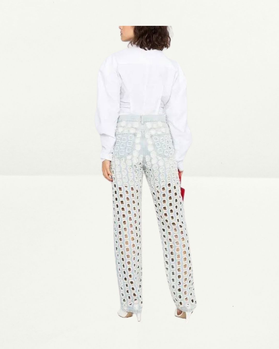 Punch Hole Jeans