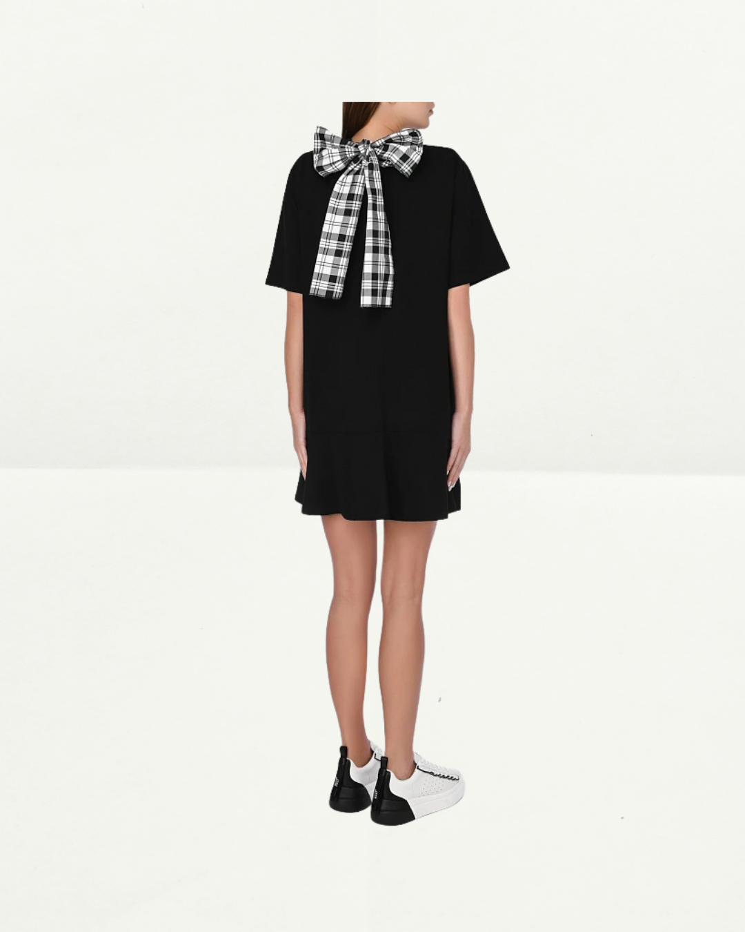 Valentino Checkered Bow Back Mini
