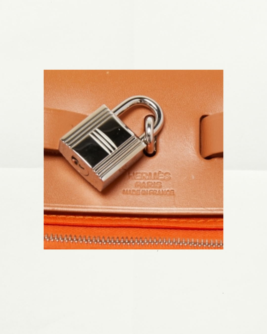 Hermes Herbag in Orange