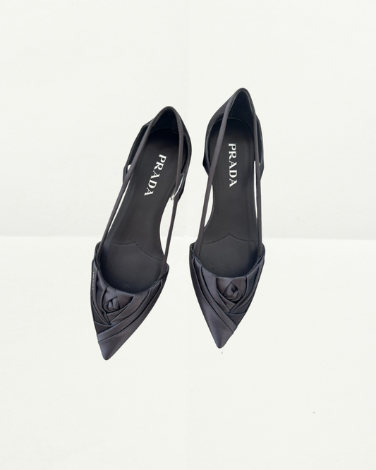 Prada Ballet Satin Grey