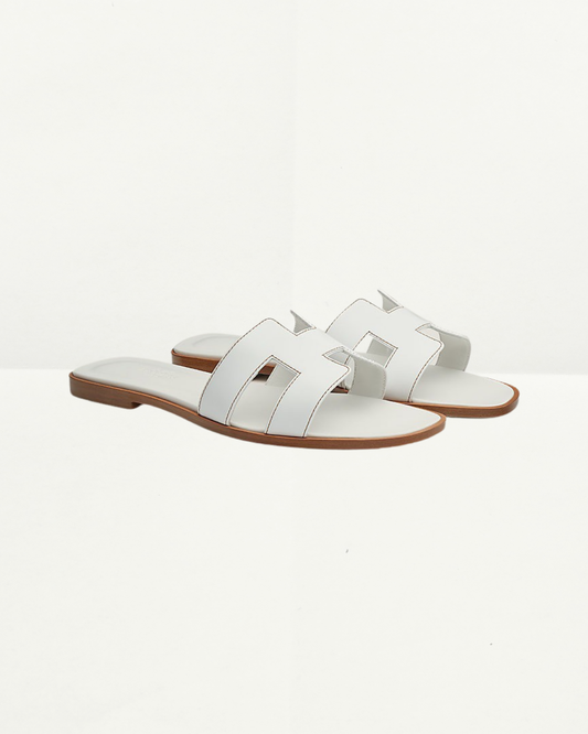 Hermes Oran in White