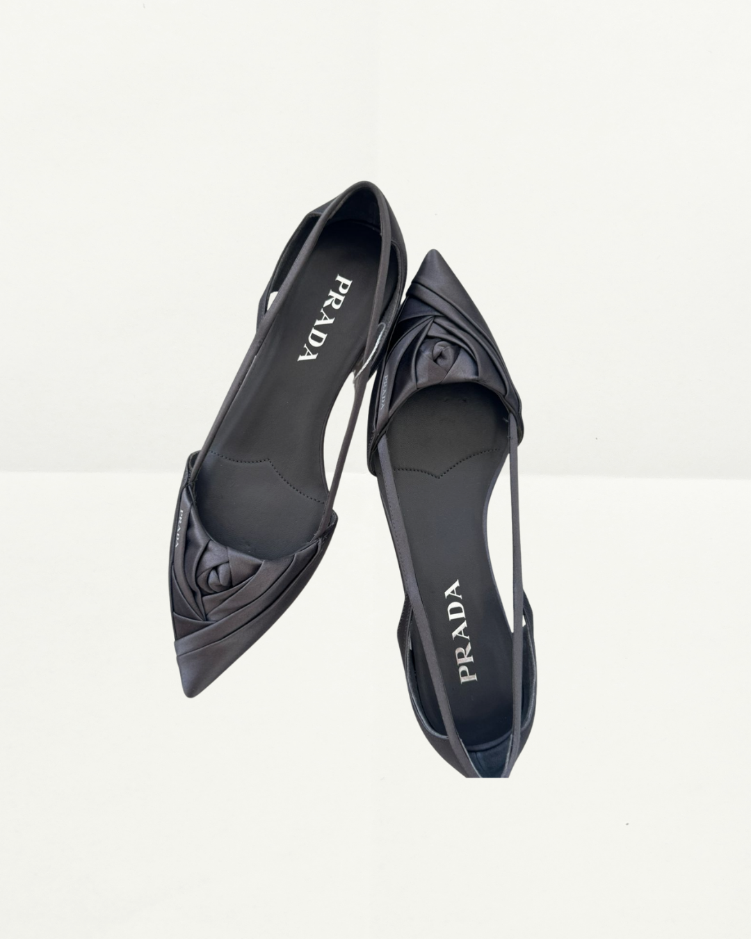 Prada Ballet Satin Grey