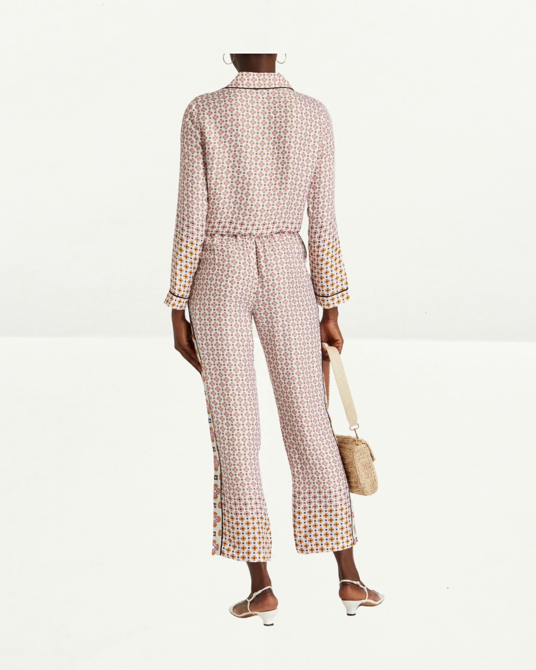 Maje Geo Pattern Pants