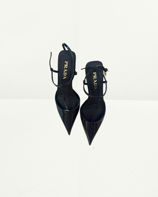 Prada Mules Pointy Black