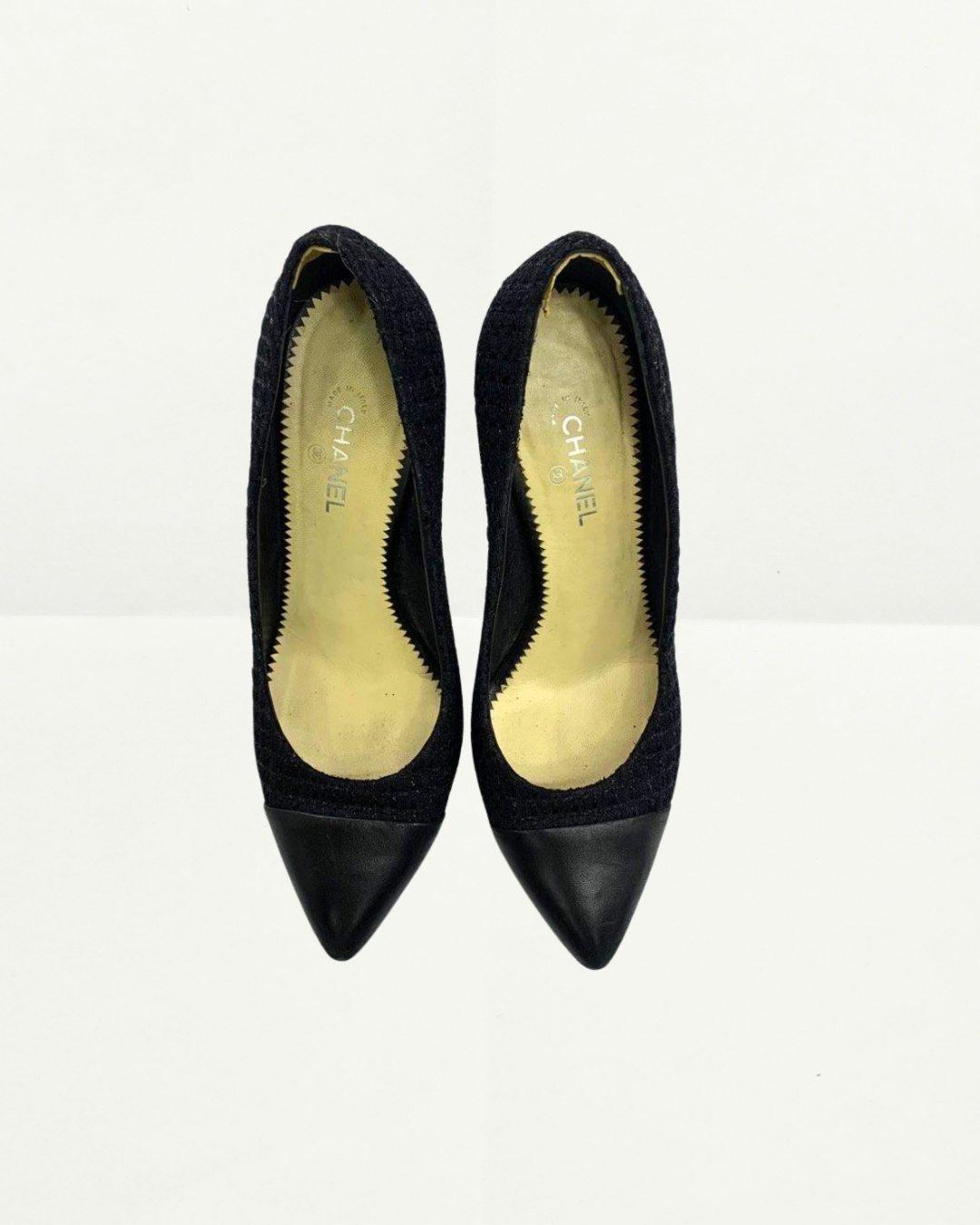 Chanel Tweed Heeled Pump
