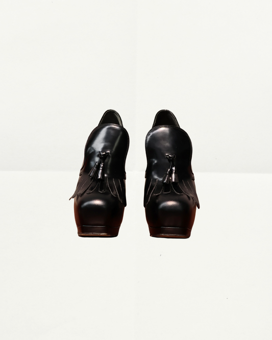 Miu Miu Black Chunky Loafer