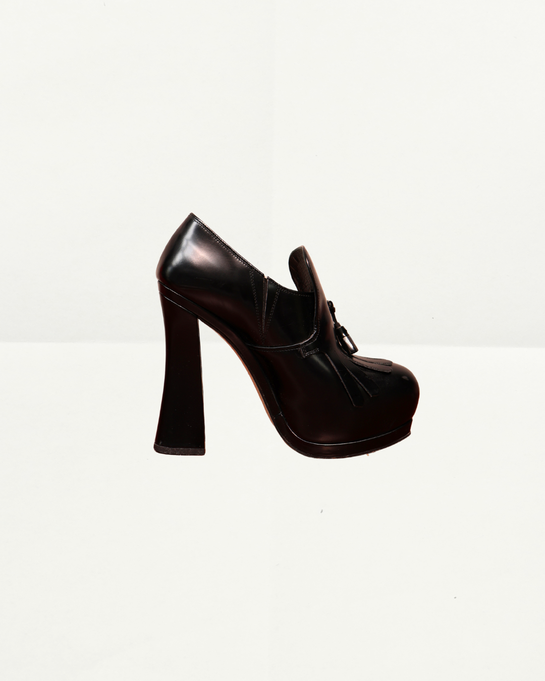 Miu Miu Black Chunky Loafer