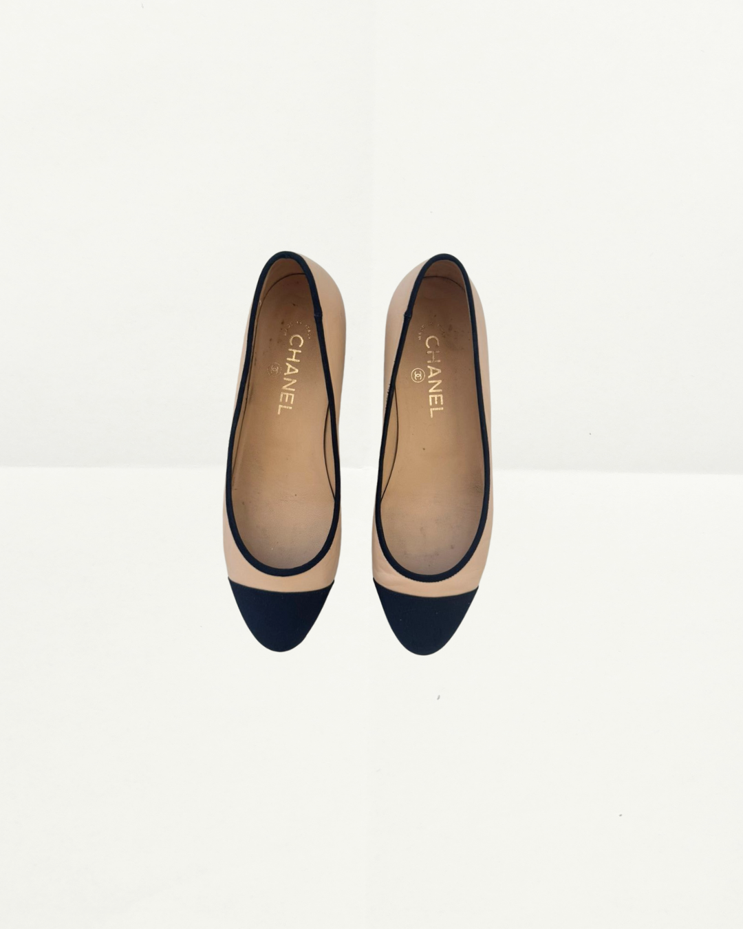 Chanel Nude Ballet Flats