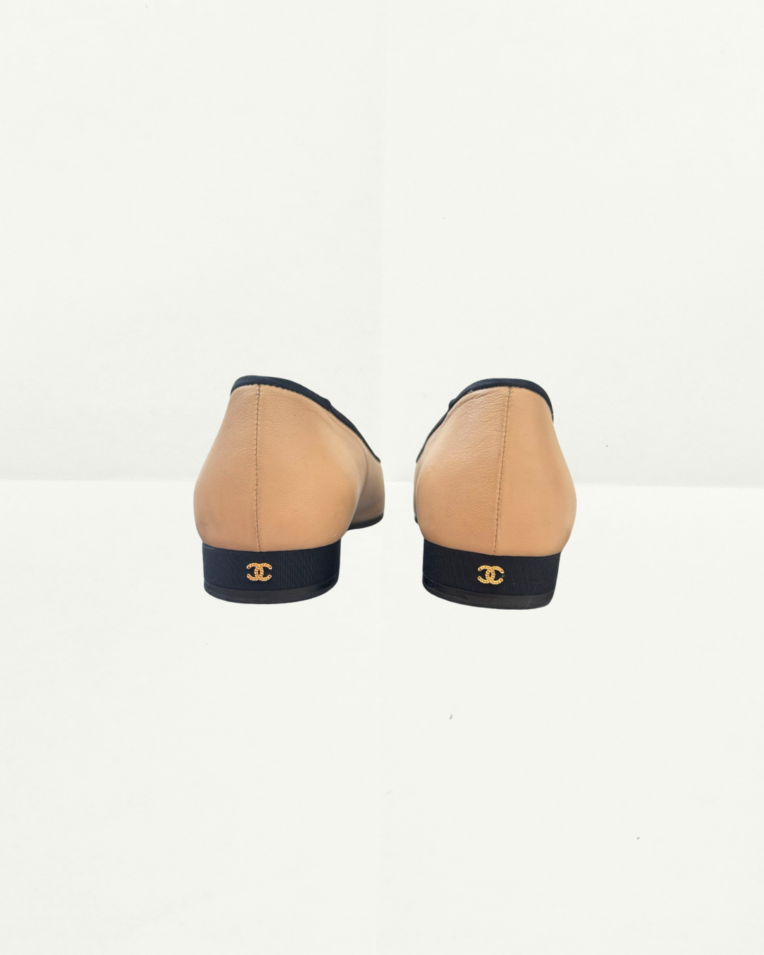 Chanel Nude Ballet Flats