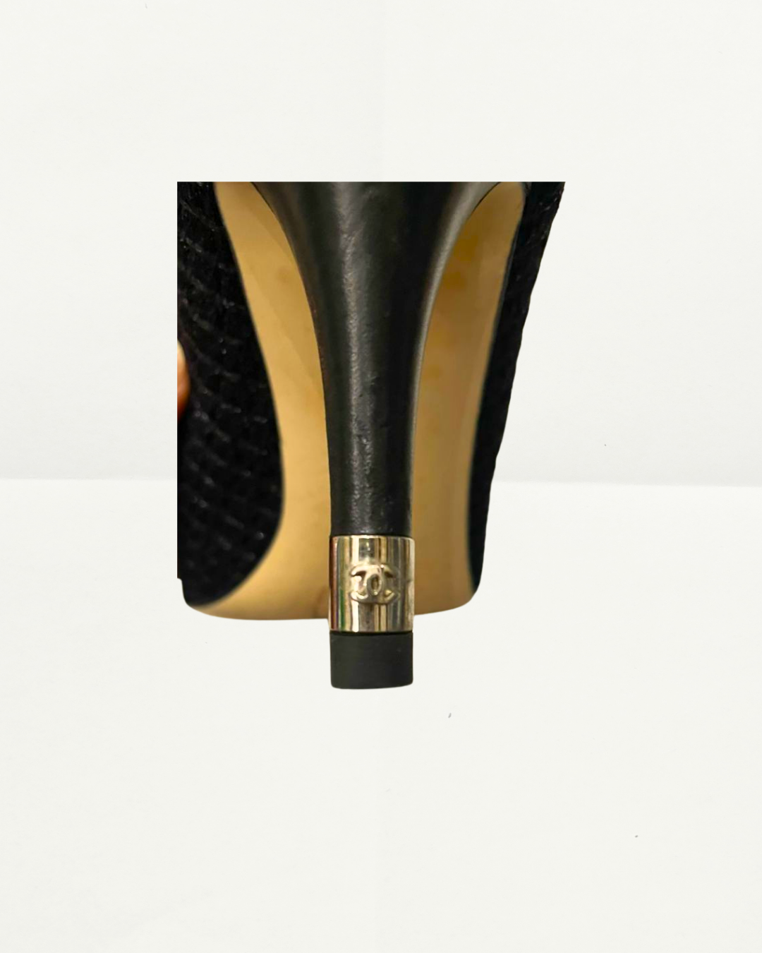 Chanel Tweed Heeled Pump