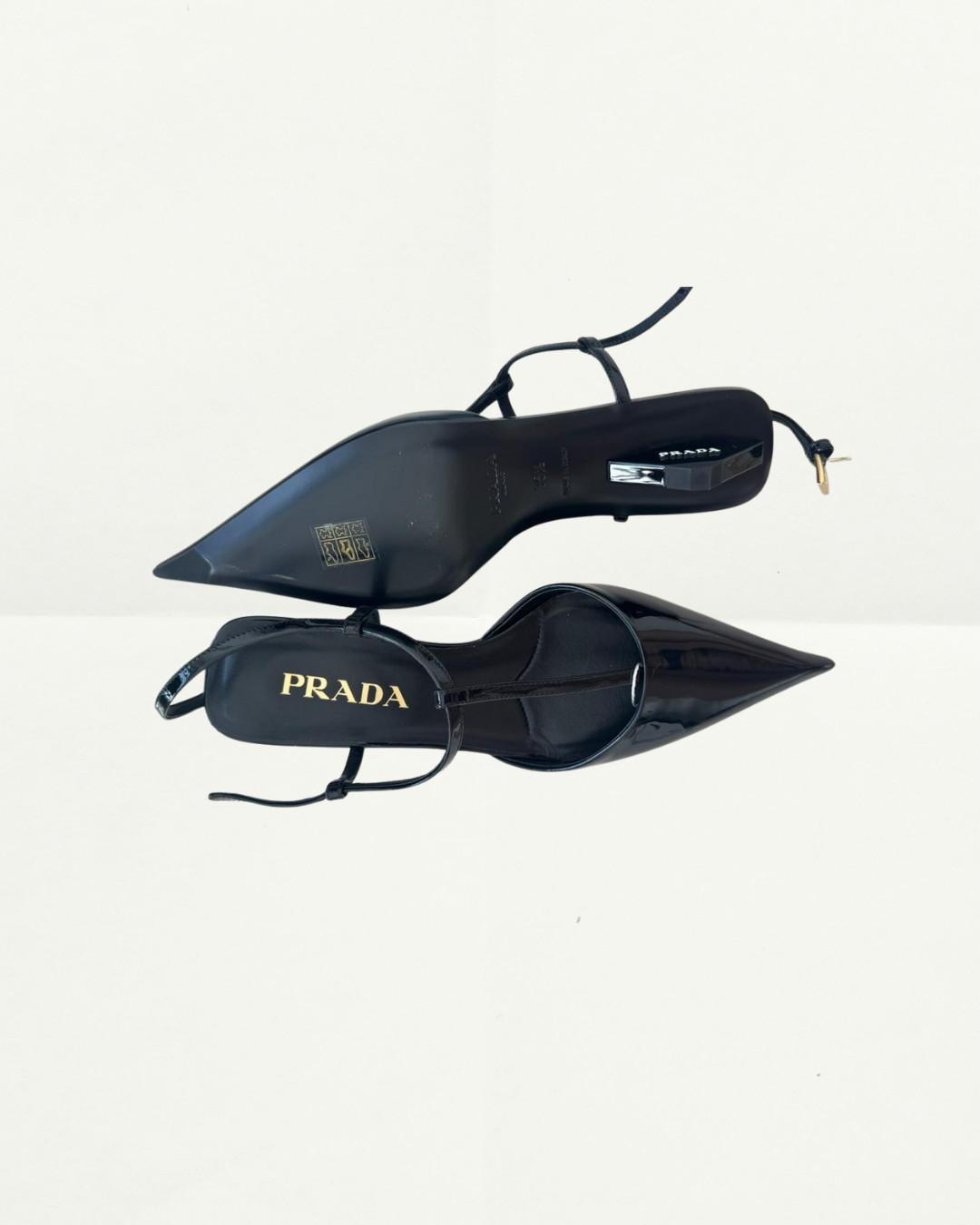 Prada Mules Pointy Black