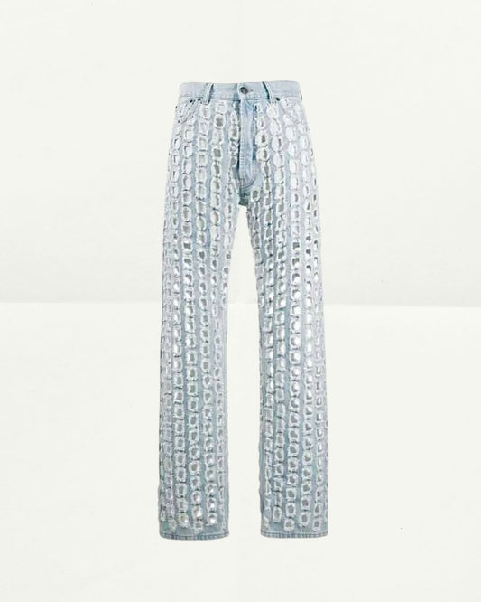 Punch Hole Jeans