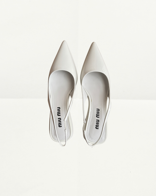 Miu Miu Pumps in White