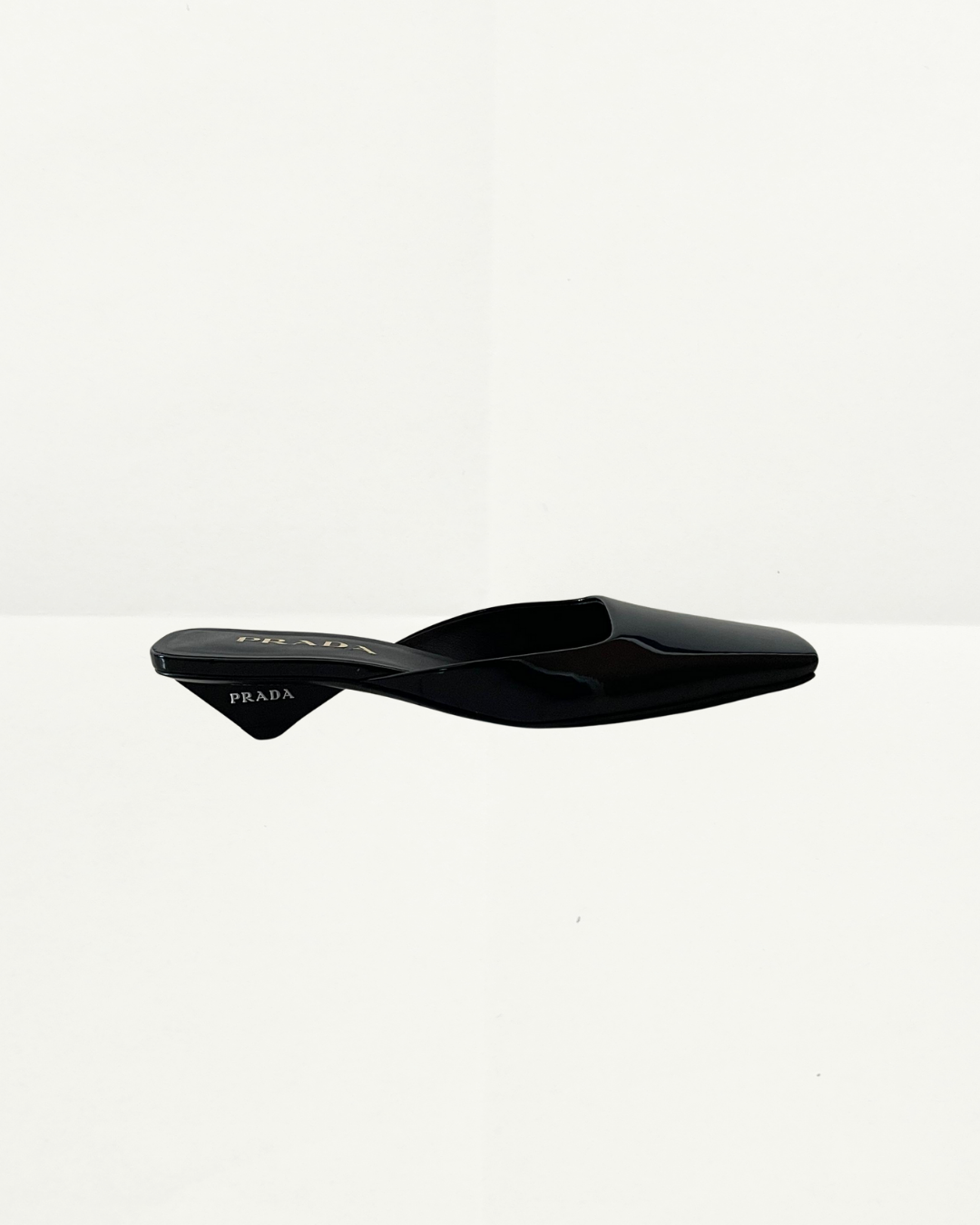 Prada Mules Patent Black