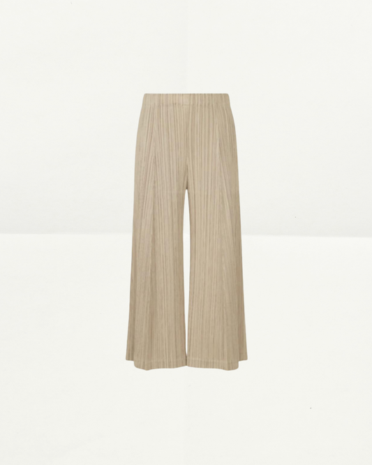 Pleats Please Beige Pants