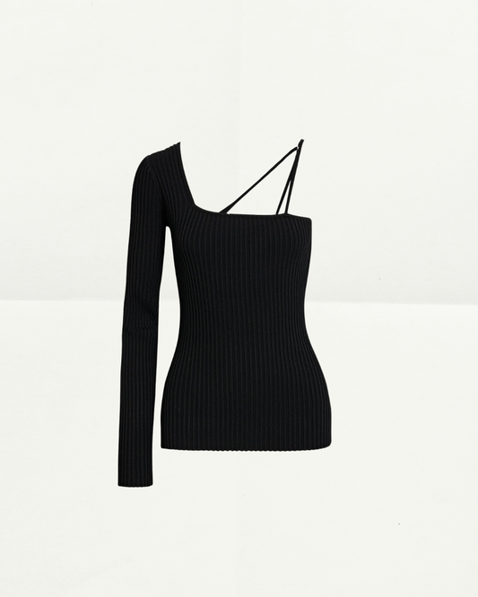 Helmut Lang One Shoulder Top