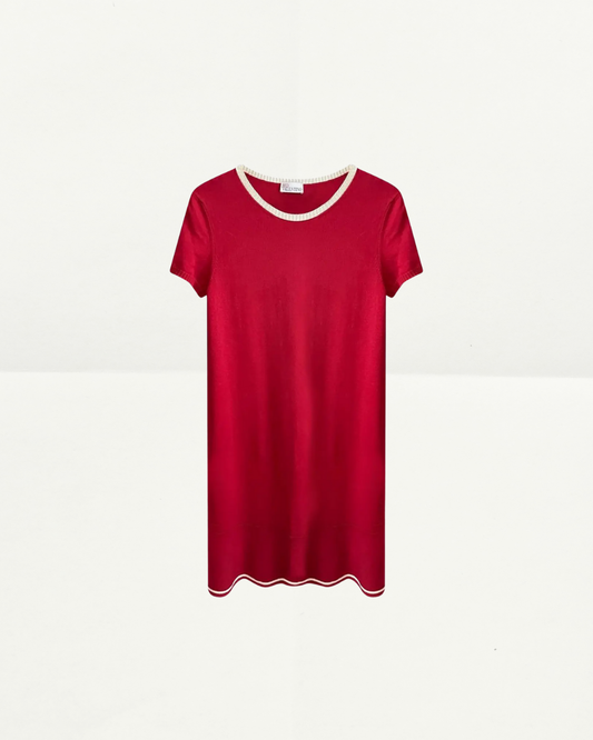 Red Valentino Knit Midi Dress