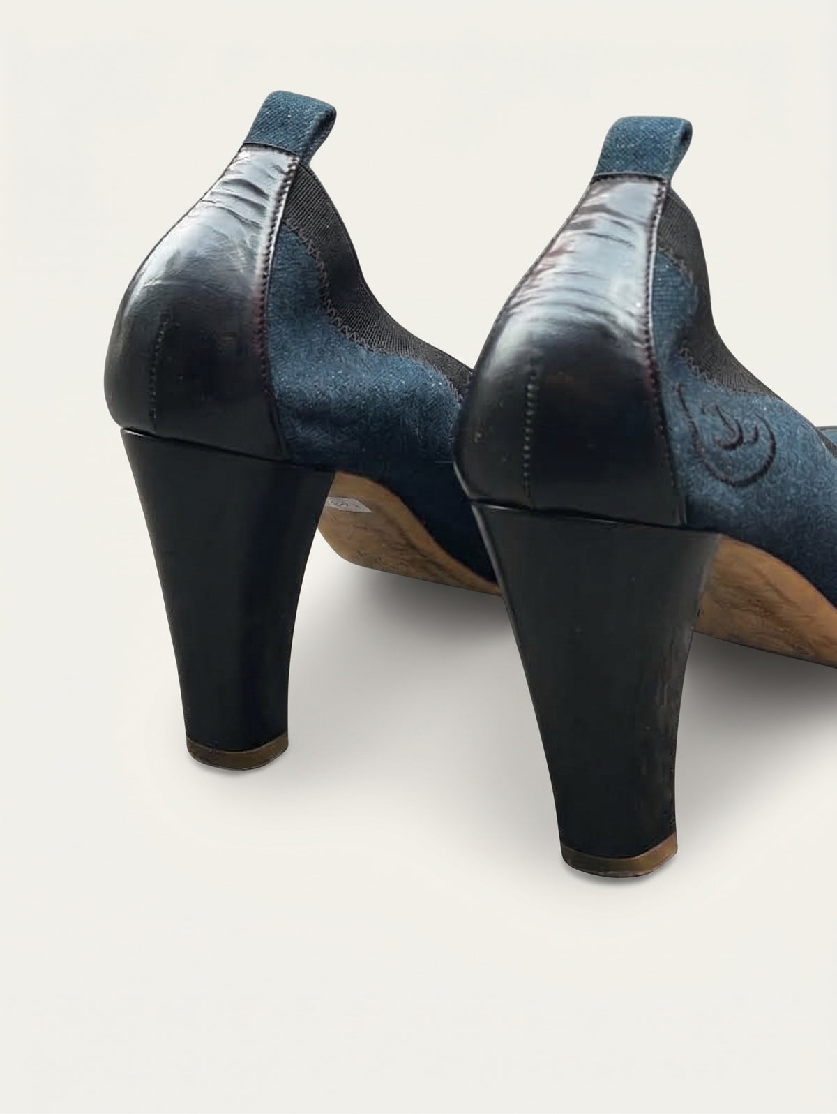 Denim elastic pumps