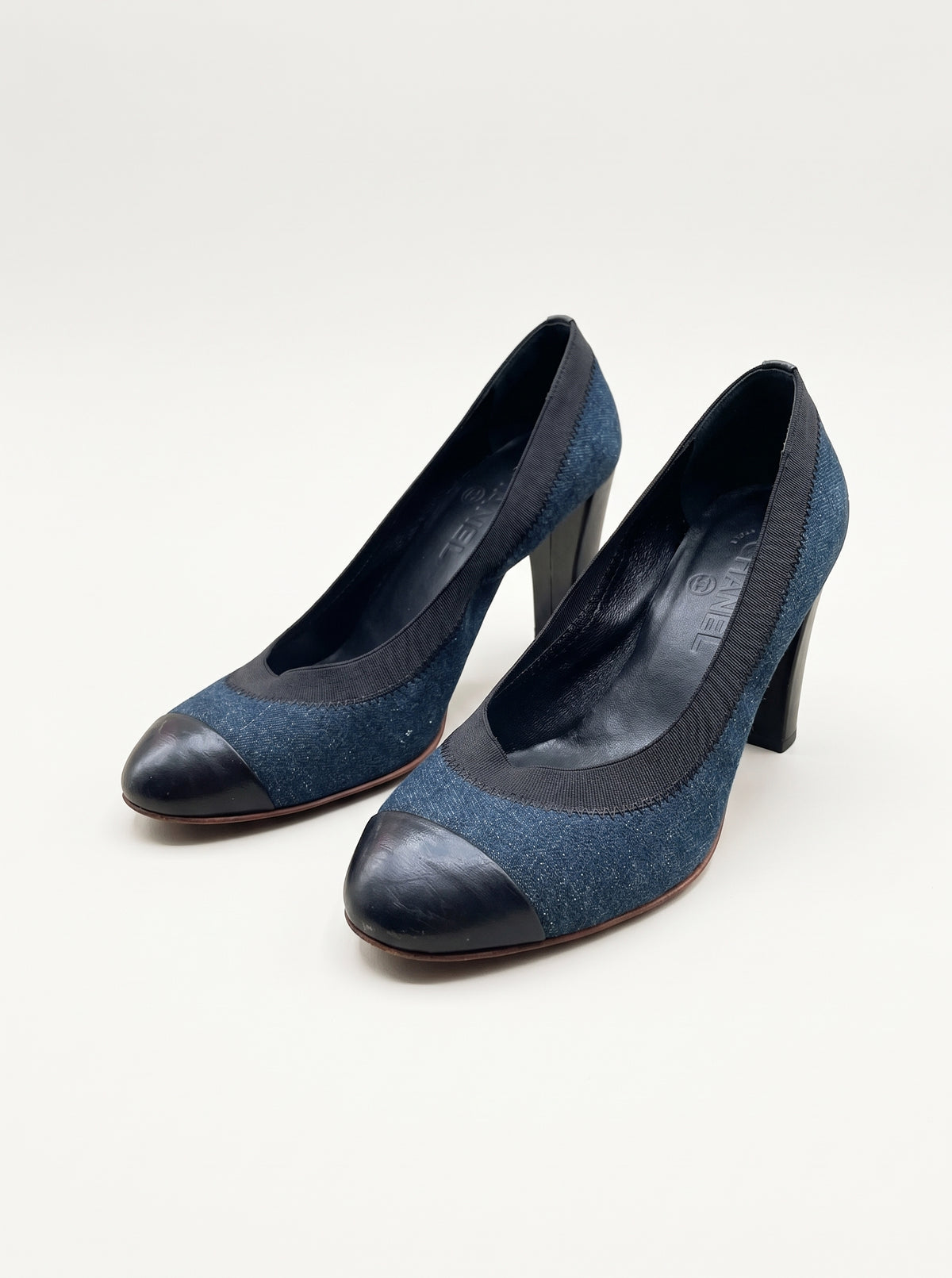 Denim elastic pumps