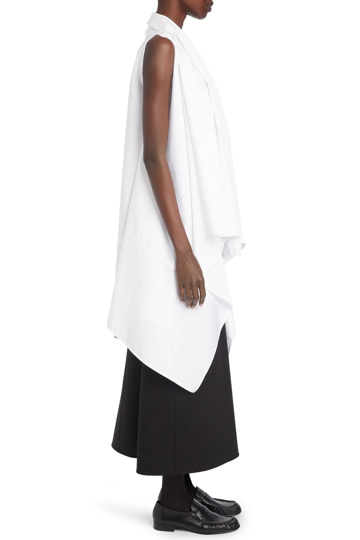 Albus Sleeveless Cotton Poplin Top