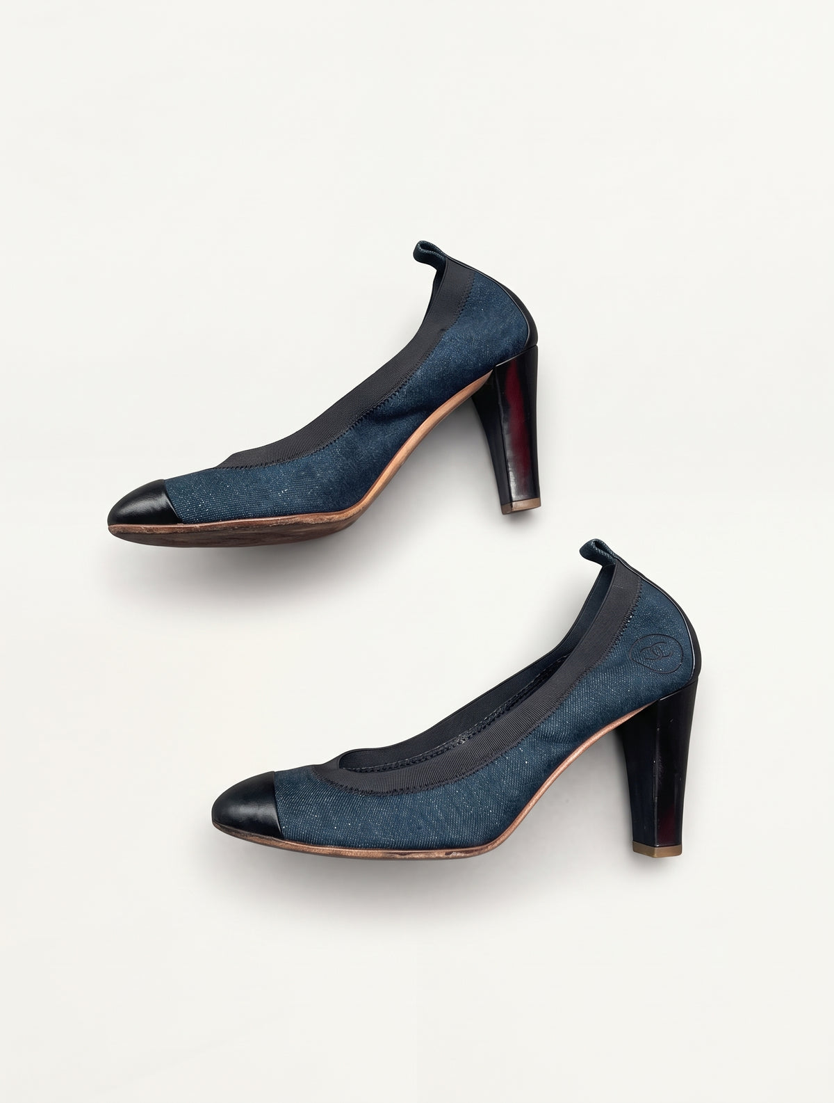 Denim elastic pumps