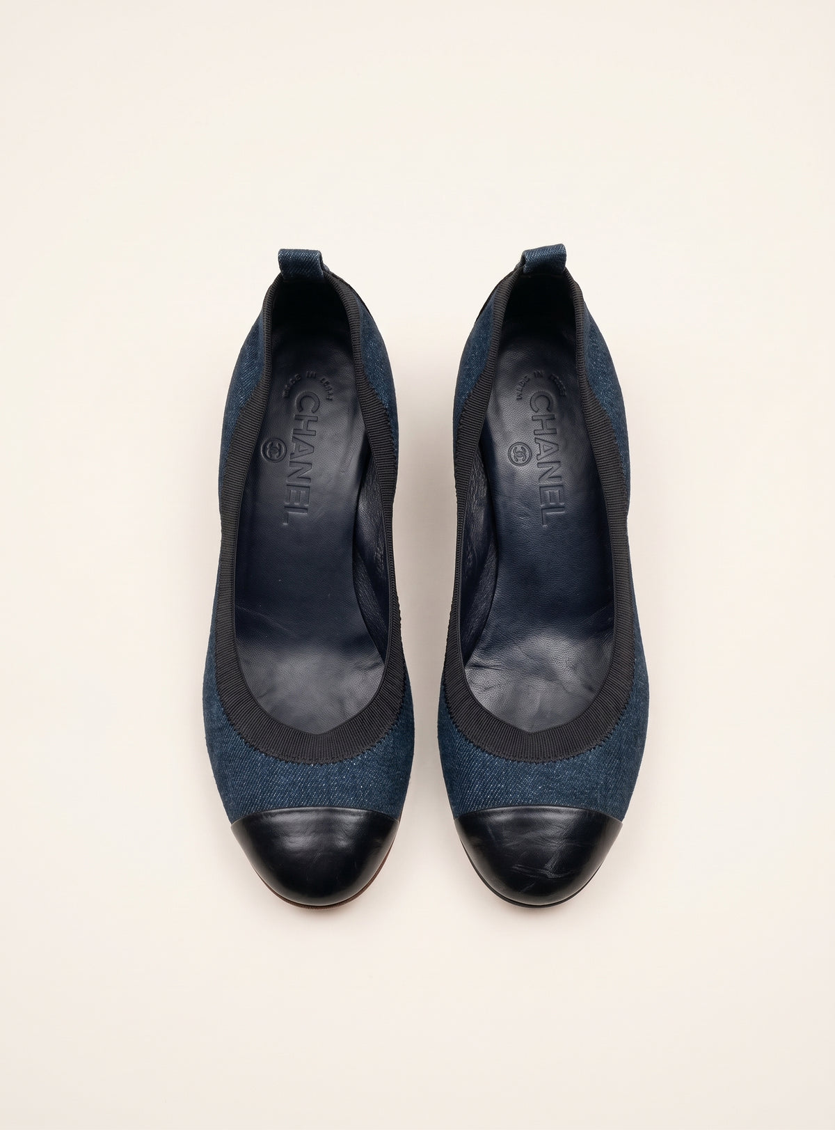 Denim elastic pumps